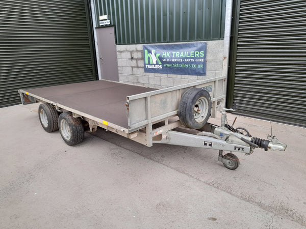 Used Ifor Williams LM126 12ft Flatbed Trailer £2,200 + VAT