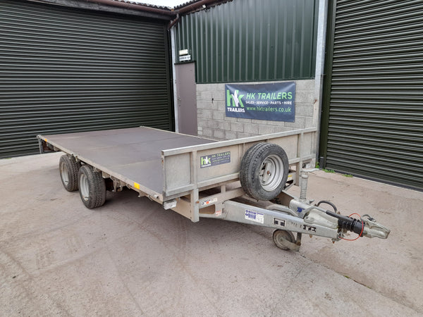 Used Ifor Williams LM146 14ft Flatbed Trailer, £2,250 + VAT