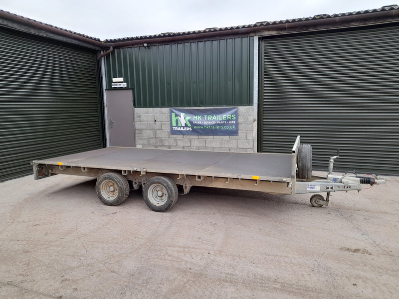 Used Ifor Williams LM146 14ft Flatbed Trailer, £2,250 + VAT