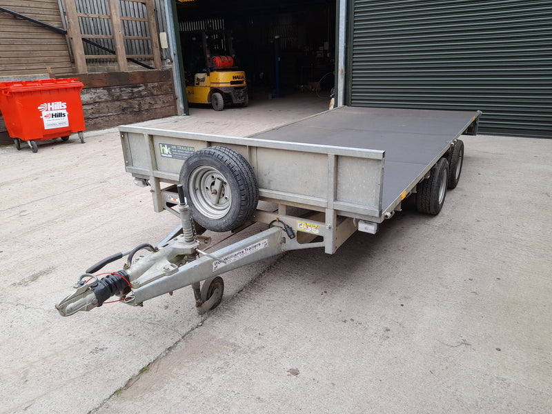 Used Ifor Williams LM146 14ft Flatbed Trailer, £2,250 + VAT