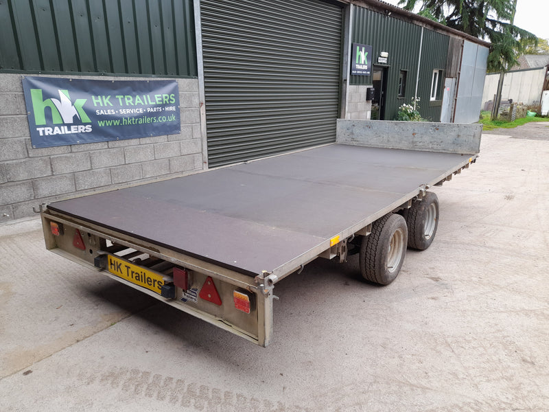 Used Ifor Williams LM146 14ft Flatbed Trailer, £2,250 + VAT