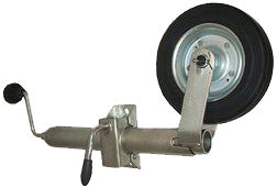 42mm Pressed Steel Jockey Wheel & Clamp