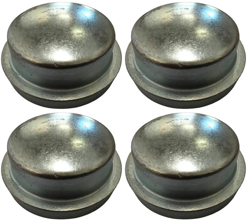 Four of 64mm Plain Knott Hub Caps