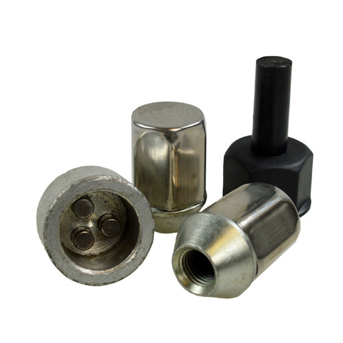 Pair of Locking Wheel Nuts, M10 x 1.25mm